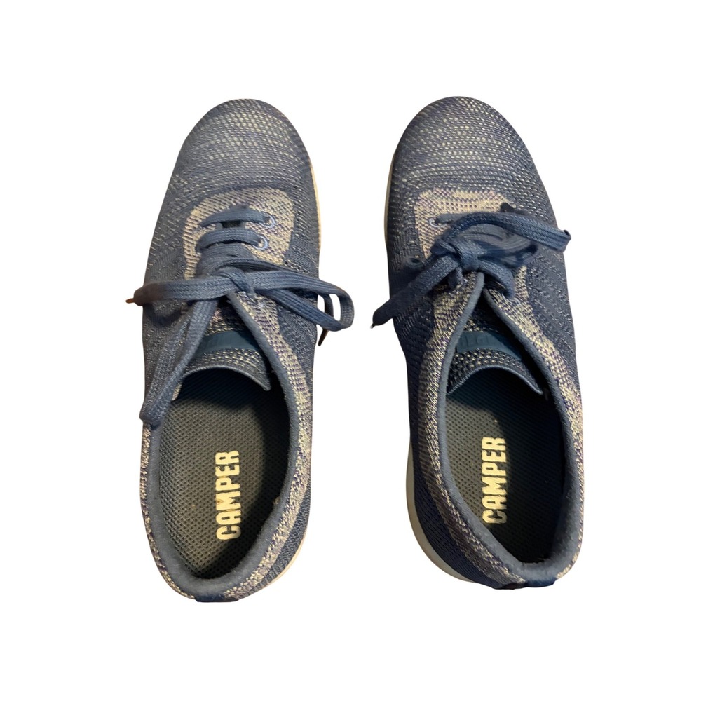 Camper Drift Knit Sneakers Minimalist Blue Lightweight‎ Outsole Size 39